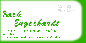 mark engelhardt business card